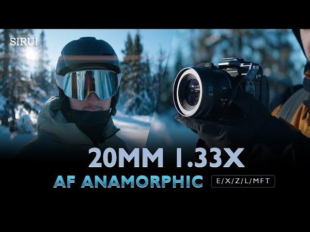 SIRUI 20mm T1.8 Autofocus 1.33X Anamorphic Lens – Revolutionize Your Content Creation!