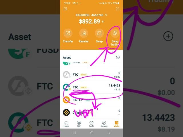 SCF : How to convert your Mining Rewards from 1.0 and 2.0 era to USDT