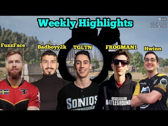 Weekly Highlights #16 | TGLTN Badboyy2k Hwinn FROGMAN1 Fuzzface Shrimzy | Pubg Pc