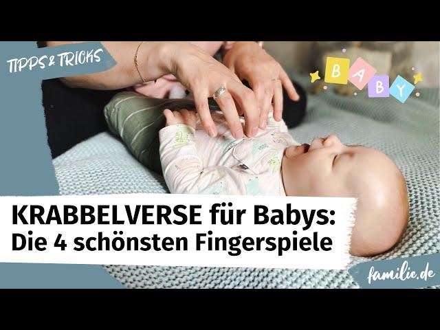 Krabbelverse für Babys: Die 4 schönsten Fingerspiele