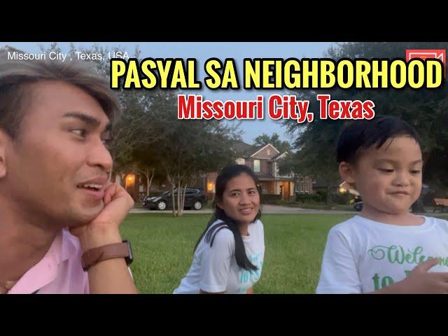 PASYAL SA NEIGHBORHOOD | ANG GANDA NG AMERICA | Missouri City, Texas | US Visit 2022 | Miko Pogay