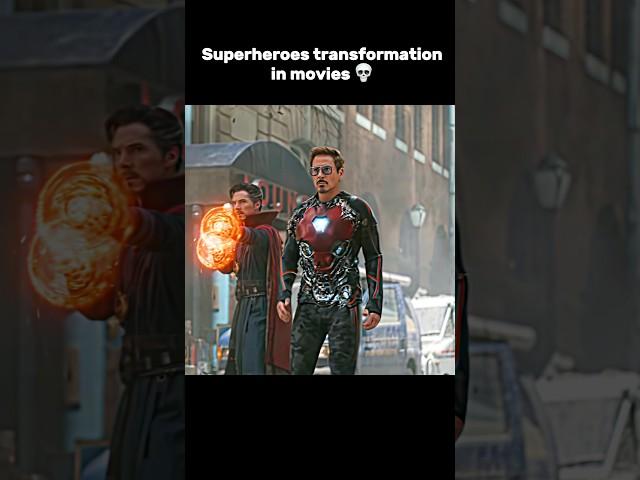 Superheroes transformation in shows vs movies