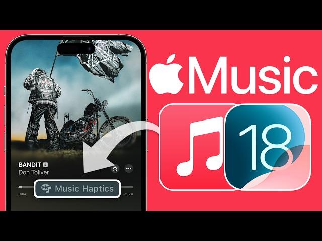 iOS 18 Apple Music BEST NEW FEATURES - Music Haptics, Queueing Tracks, & SharePlay Expansion