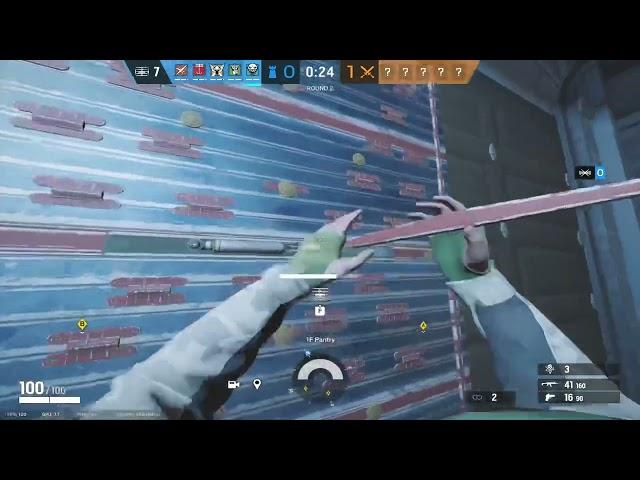 Wall Reinforcement animation in Tom Clancy's Rainbow Six Siege [1080p60fps]