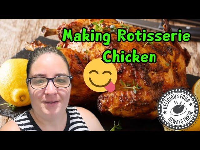 cooking/chicken/rotisserie/roasted/ Marilyn & Elvis Aluzimbi Volg