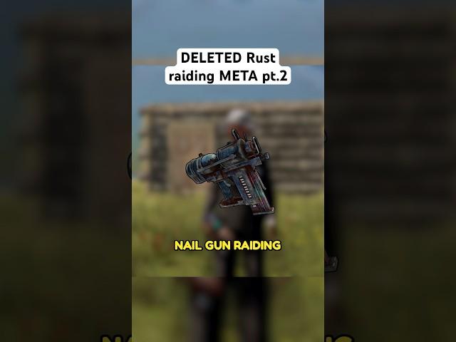 DELETED Rust raiding META pt.2 #shorts #rust