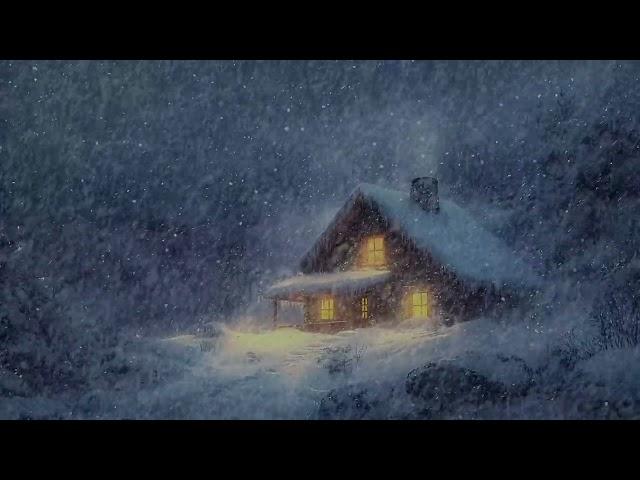 Winter Storm & Icy Ambience To Sleep | Howling Blizzard Sounds for Sleep, Study & Relaxation