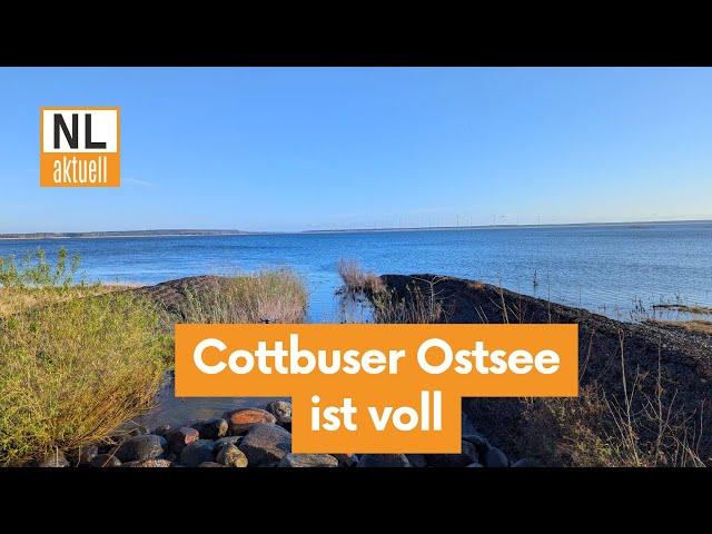 Cottbuser Ostsee ist voll | Wie geht es weiter? LEAG über nächste Schritte