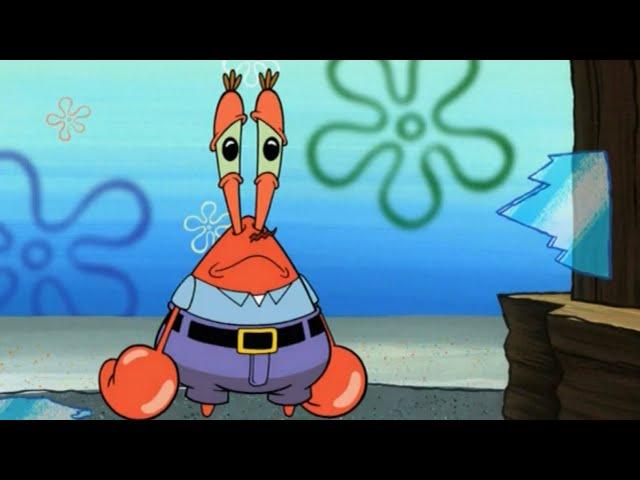 Spongebob - Mr Krabs crying