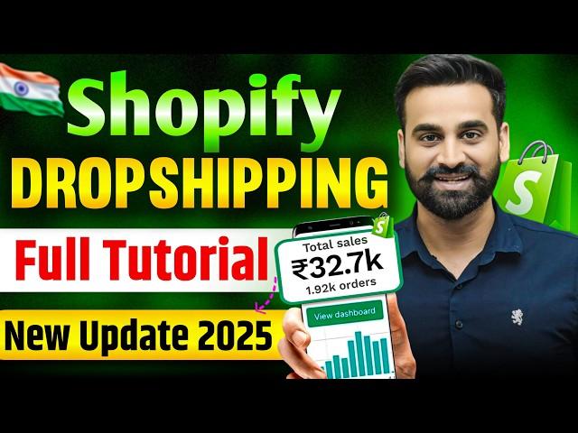 Shopify Dropshipping Complete Tutorial For Beginners 2025