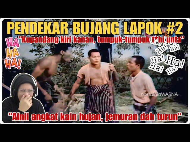 PENDEKAR BUJANG LAPOK PART 2 || "Ainii Angkat Kain Hujan, Jemuran Dah Turun"