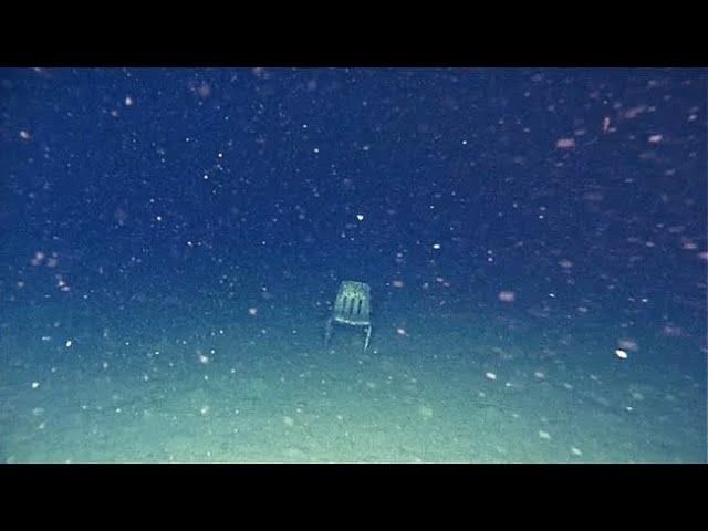 Thalassophobia images with unsettling music
