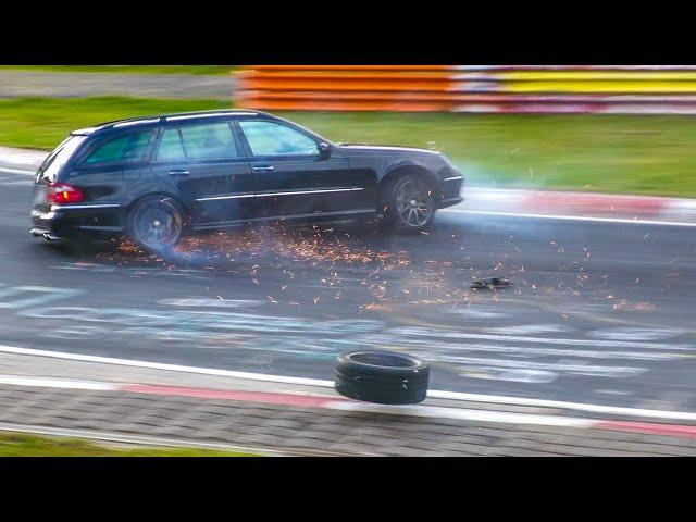 NÜRBURGRING 2023 FAIL & WIN! LUCKIEST DRIVERS, Accidents Compilation Nordschleife Touristenfahrten