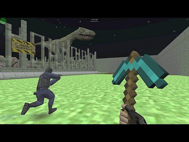 Counter-Strike: Zombie Escape Mod - ze_Jurassicpark_Minecraft_v1 on ProGaming