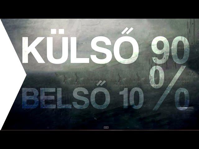 UNFIELD - KÜLSŐ 90 BELSŐ 10% [OFFICIAL LYRICS VIDEO]