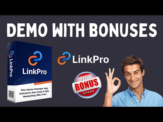 LinkPro Demo  WARNING  Don't Miss My Insane  Bonuses!  