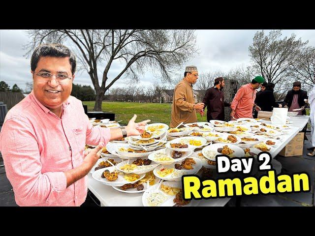 Day 2 of Ramadan in USA  Aaj Faizan e Madinah ki IFTAR aur best Dhood Pati Chai  