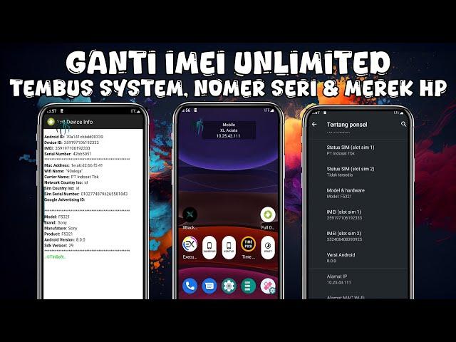 CARA GANTI IMEI SAMPAI RIBUAN KALI TEMBUS SYSTEM NOMER SERI, DAN NAMA HP | CARA RUBAH IMEI UNLIMITED