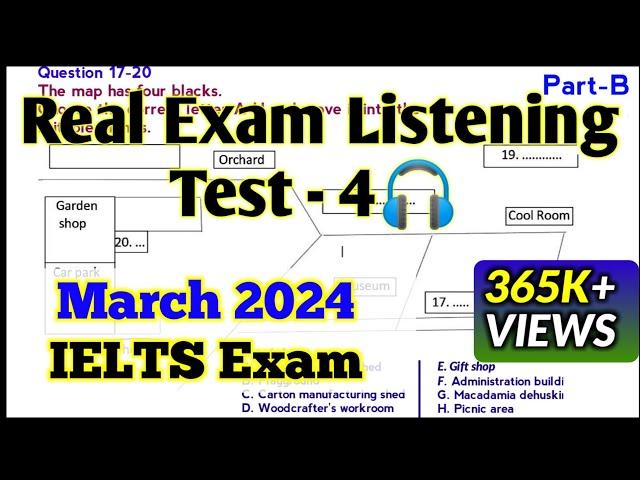 VERY HARD LISTENING TEST 2024 | BC & IDP REAL IELTS LISTENING TEST 2024 #listening  #ieltslistening