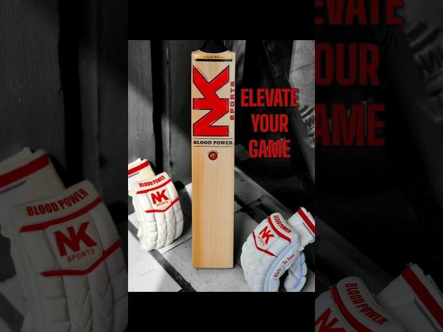 NK Cricket Bat With Superb grains light as a feather and perfectly balanced#CricketGear #GameChanger