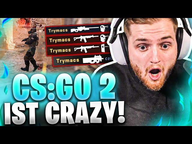 MEIN ERSTES mal CSGO 2! | VIEL zu GEILES GAME! - ESPORTLER carried UNS?