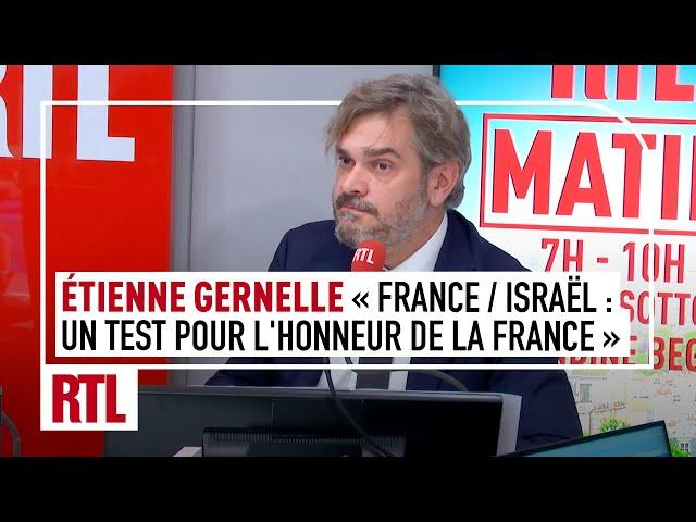 Etienne Gernelle : "Le match France-Israël, vrai test sur l'antisémitisme en France"