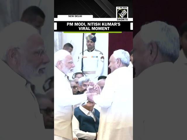 Video of PM Modi greeting Bihar CM Nitish Kumar at Bharat Ratna Felicitation Programme goes viral