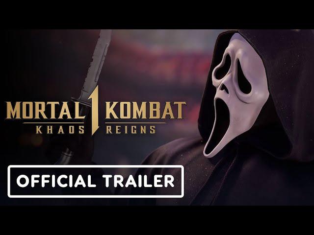 Mortal Kombat 1: Khaos Reigns - Official Ghostface Gameplay Trailer