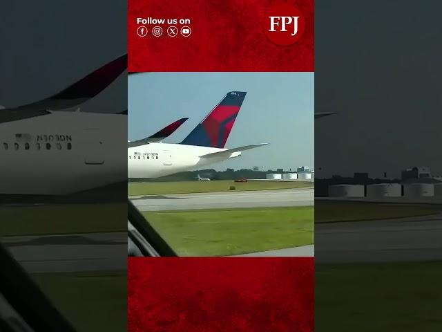 Delta A350 Rips Tail Off Of CRJ-900 After Taxiway Collision