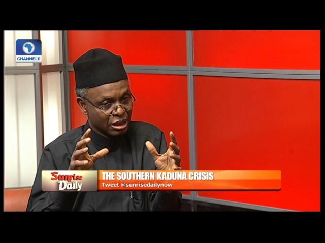 El-Rufai Speaks On Southern Kaduna Crisis Pt 4