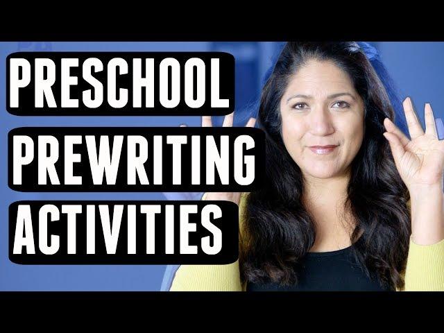 PREWRITING ACTIVITIES | Fine Motor Preschool Skills