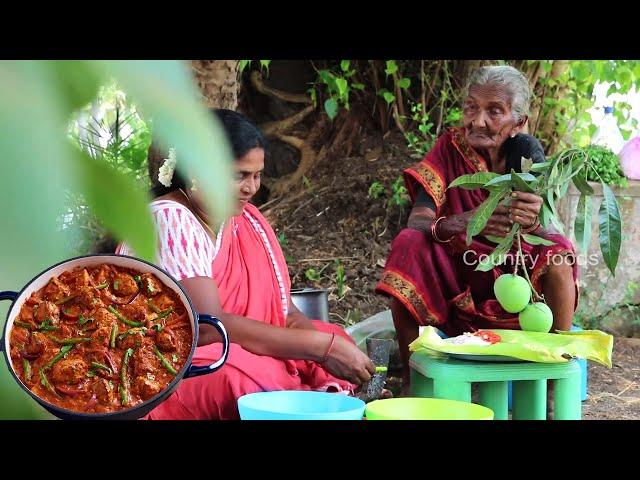 Easy Chicken Curry | Mango Chicken Curry| By My Grandma | Country foods