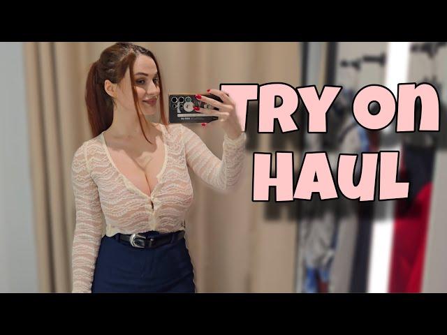 [4K] Transparent Try On Haul | See Through Clothes | Get Ready With Angelina Love