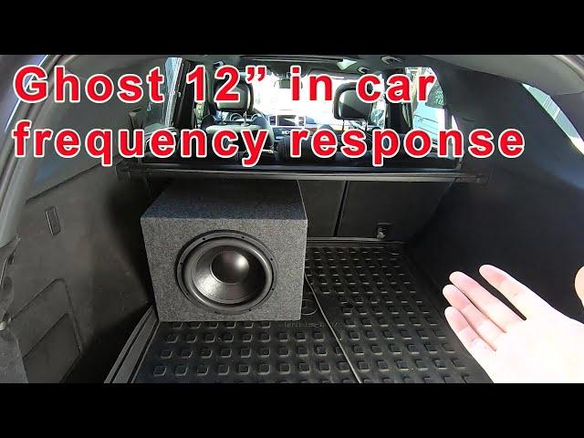 EMF Audio Ghost 12" prototype IN CAR frequency response test