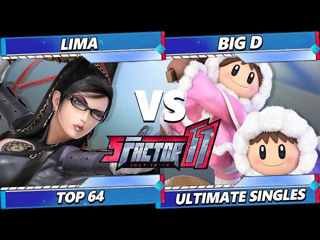 S Factor 11 - Lima (Bayonetta) Vs. Big D (Ice Climbers) Smash Ultimate - SSBU