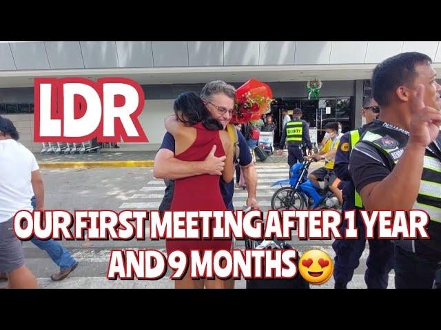 FIRST MEETING AFTER 1YEAR AND  9 MONTHS  BEING LDR#ldrcouple  #provincegirl #philippines/USA