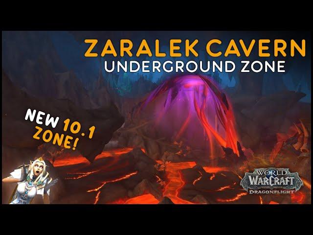 Zaralek Cavern FIRST LOOK! New 10.1 Zone Patch WoW Dragonflight Embers of Neltharion