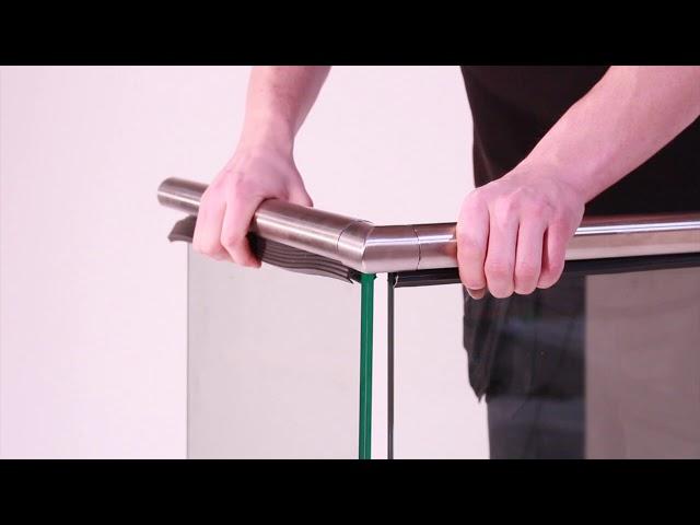 Handlauf für Ganzglasgeländer