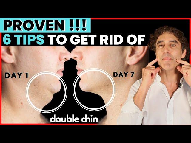 6 WAYS To REMOVE DOUBLE CHIN FAT // Double Chin