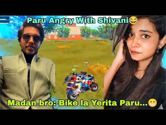 Paru Angry With Shivani/Madan & Shivani Bike Ride/Madan Op