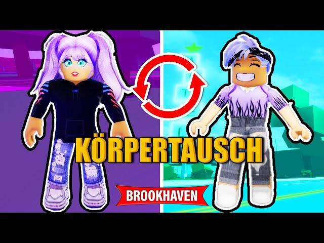 Wir TAUSCHEN unsere Körper in BROOKHAVEN! Baby Dania wird zu Baby Kaan 