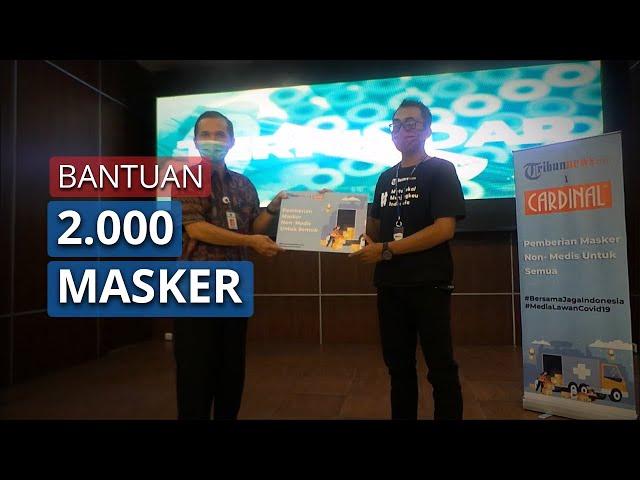 Pemerintah Kota Depok Terima Bantuan 2000 Masker dari Tribunnews dan Cardinal