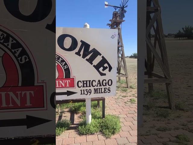 MID POINT CAFE, ADRIAN TEXAS, this is the spot once you made it halfway on your ROUTE 66 JOURNEY