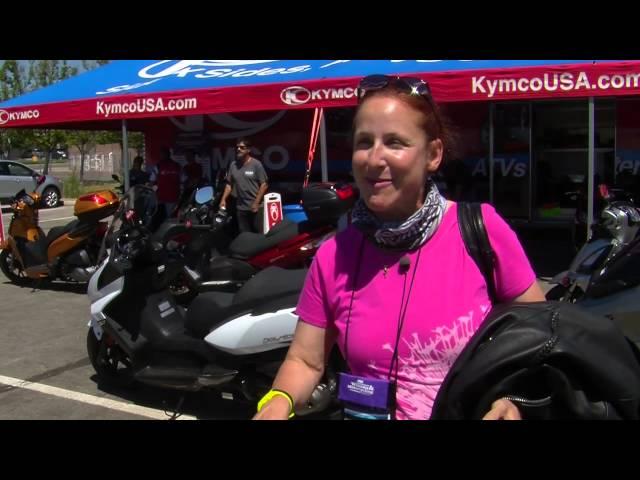 KYMCO Gives Demo Rides at the AMA International Women & Motorcycling Conference 2012