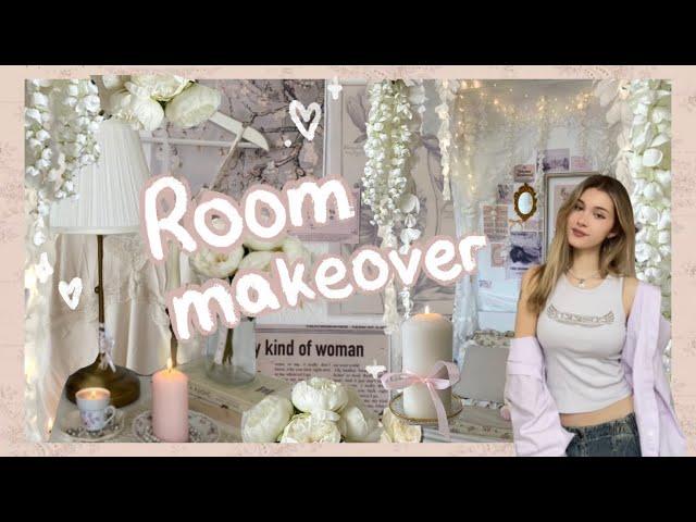 AESTHETIC ROOM MAKEOVER  *pinterest inspired* ･ﾟ: *･ﾟ:*