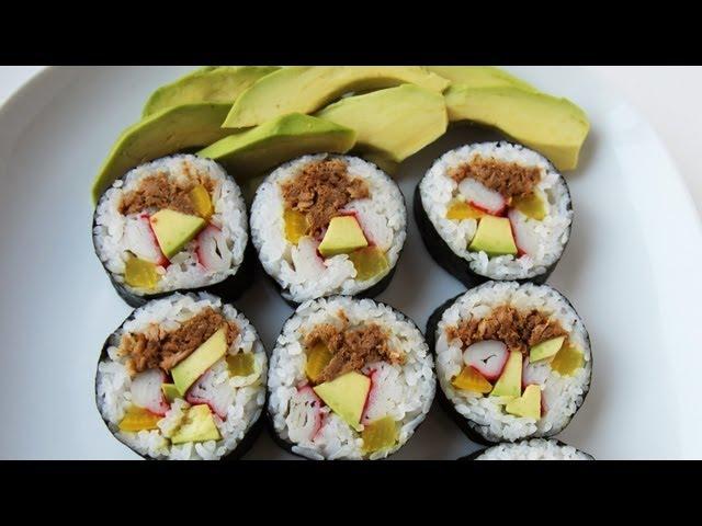 How to make tuna gimbap