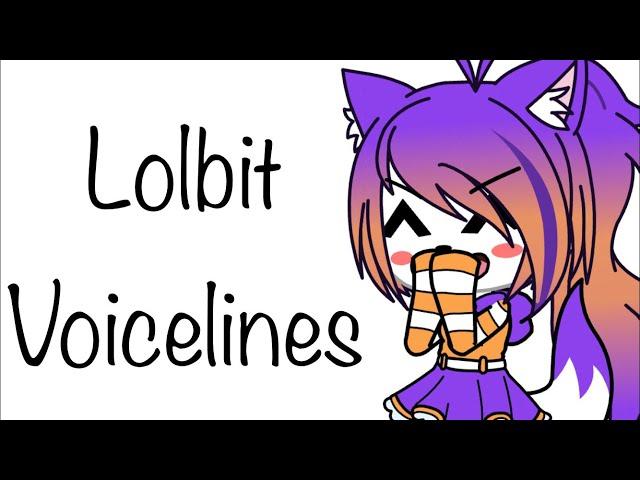 {OLD VIDEO & SHIPS} Lolbit VOICELINES!!!(btw, voice isn’t done by me)||Gacha life FNAF SL