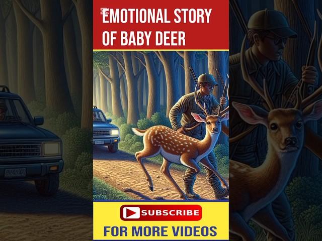 Emotional story of baby deer  #babydeer #animals #deerlove @hinddeer