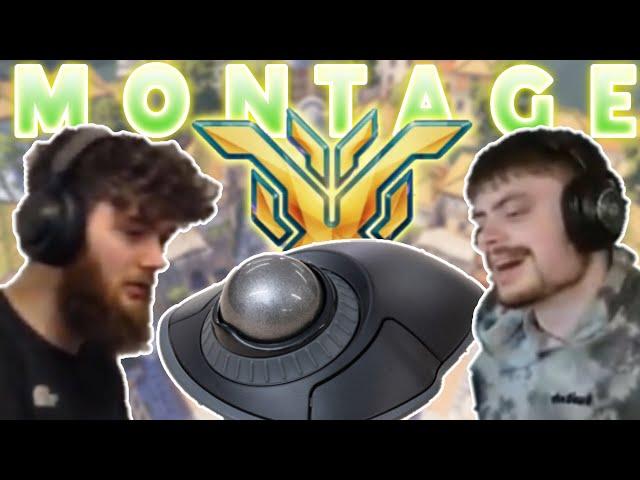 Streamers React to #1 TRACKBALL T500 Player 'Zerggy' MONTAGE