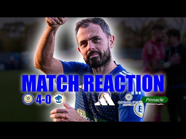 Craig Mahon vs Chester | Reaction | Vanarama National League North